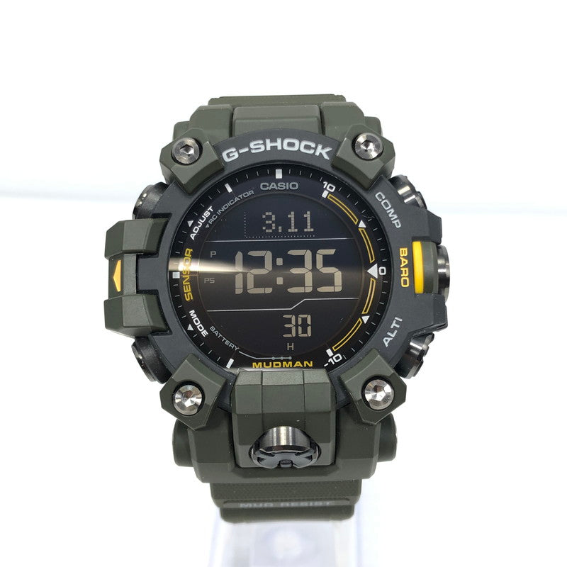 【中古美品】【メンズ】 CASIO カシオ G-SHOCK MASTER OF G - LAND MUDMAN GW-9500-3JF ジーショック マスターオブ G ランド マッドマン タフソーラー 腕時計 196-250311-yk-11-tag カラー：カーキ 万代Net店