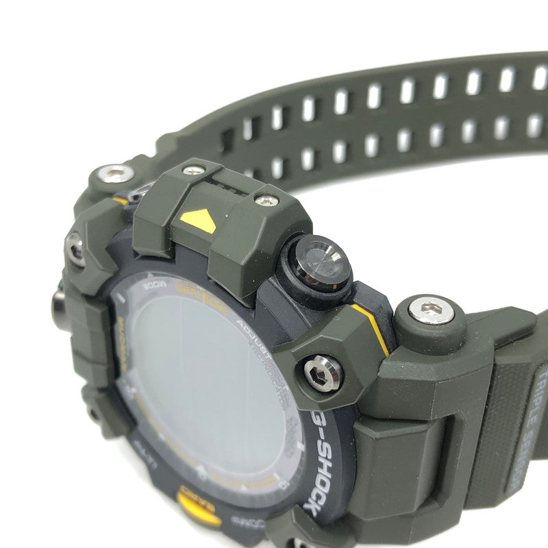 【中古美品】【メンズ】 CASIO カシオ G-SHOCK MASTER OF G - LAND MUDMAN GW-9500-3JF ジーショック マスターオブ G ランド マッドマン タフソーラー 腕時計 196-250311-yk-11-tag カラー：カーキ 万代Net店