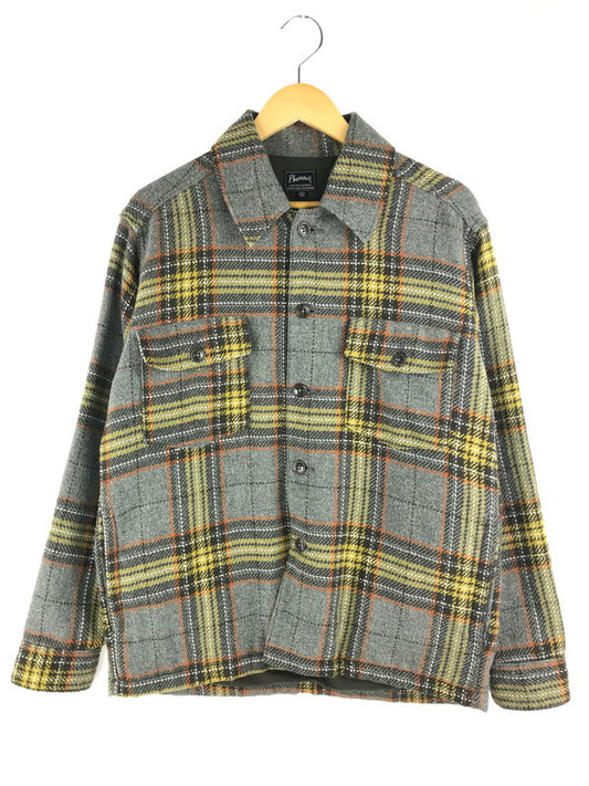 【中古品】【メンズ】 Pherrow's フェローズ CPO TYPE SHIRT JACKET PCSJ1-C CPOタイプ シャツジャケット チェック柄 ライトアウター 145-250228-hi-20-tag サイズ：40 カラー：マルチカラー 万代Net店