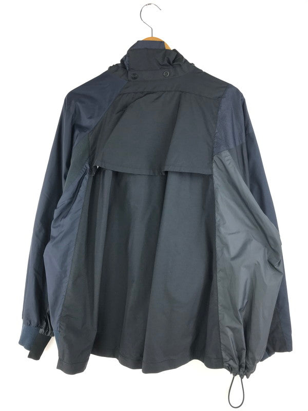 【中古品】【メンズ】 NIKE ナイキ × SACAI サカイ コラボ W-ZIP JACKET CD6297-010 Wジップジャケット ナイロンジャケット ライトアウター 140-250228-hi-14-tag サイズ：L カラー：ブラック/ネイビー 万代Net店