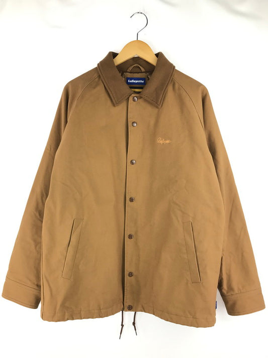 【中古品】【メンズ】 Lafayette ラファイエット NEW ERA ニューエラ コラボ DUCK COACH JACKET ダック コーチジャケット アウター 142-250228-hi-18-tag サイズ：XL カラー：ブラウン 万代Net店