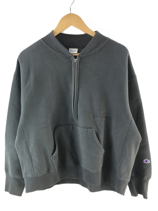 【中古品】【レディース】 Champion チャンピオン FRAMEWORK フレームワーク 別注  ハーフZIPリバースウィーブ11.5OZ CWSY001 スウェット トップス 142-250228-ki-05-tag サイズ：M カラー：ブラック 万代Net店