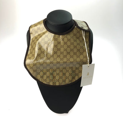 【中古美品】【キッズ】 GUCCI グッチ MONOGRAM BIB VALIANT モノグラム ビブ ヴァリアント よだれかけ スタイ ベビー用品 183-250307-yk-16-tag カラー：ベージュ 万代Net店