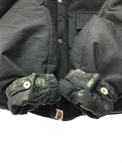【中古品】【メンズ】 A BATHING APE アベイシングエイプ DOMN JACKET ダウンジャケット 初期タグ アウター 142-250228-hi-08-tag サイズ：XL カラー：ブラック 万代Net店