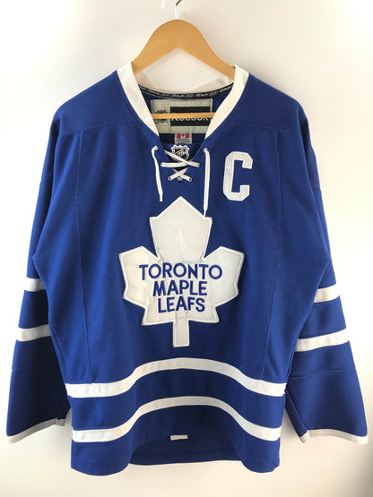 【中古品】【メンズ】 Reebok リーボック TORONTO MAPLE LEAFS NFL GAME SHIRT トロントメイプルリーフス エヌエフエル ゲームシャツ 長袖 トップス 146-250228-ki-02-tag サイズ：48 カラー：ブルー 万代Net店