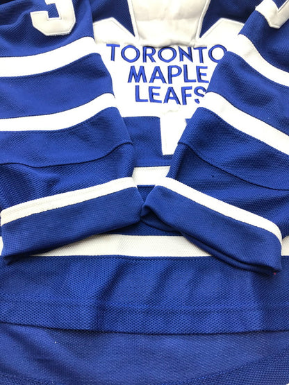 【中古品】【メンズ】 Reebok リーボック TORONTO MAPLE LEAFS NFL GAME SHIRT トロントメイプルリーフス エヌエフエル ゲームシャツ 長袖 トップス 146-250228-ki-02-tag サイズ：48 カラー：ブルー 万代Net店