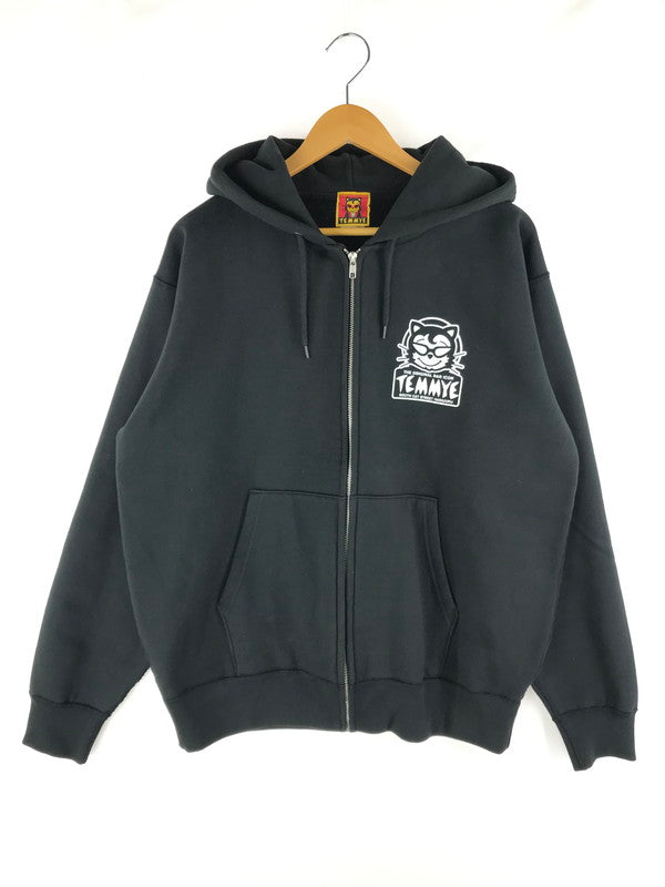 【中古品】【メンズ】 CREAM SODA クリームソーダ TEMMYE PRINT ZIP UP PARKA ティミープリント ジップアップパーカー 142-250304-hi-19-tag サイズ：XL カラー：ブラック 万代Net店