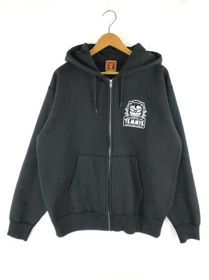 【中古品】【メンズ】 CREAM SODA クリームソーダ TEMMYE PRINT ZIP UP PARKA ティミープリント ジップアップパーカー 142-250304-hi-19-tag サイズ：XL カラー：ブラック 万代Net店