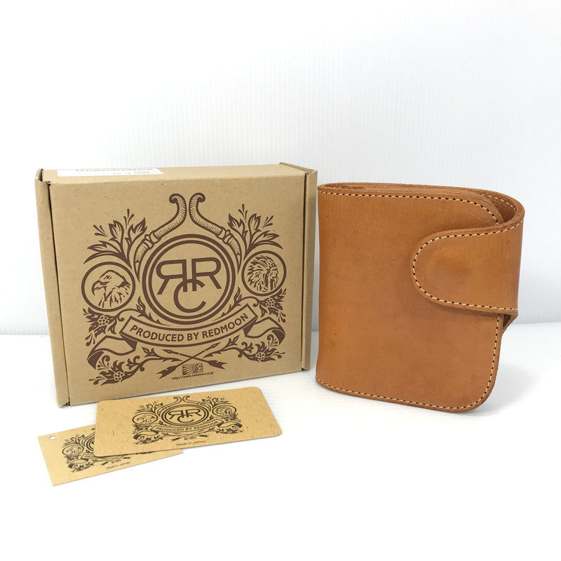 【中古品】【メンズ】 REDMOON レッドムーン RRC COMPACT LEATHER WALLET RRC-P-01 コンパクト レザー ウォレット 二つ折り 財布 200-250822-yy-05-tag カラー：サドル 万代Net店