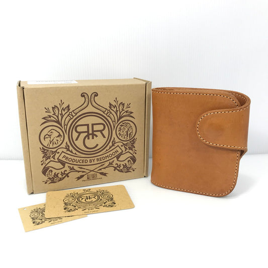 【中古品】【メンズ】 REDMOON レッドムーン RRC COMPACT LEATHER WALLET RRC-P-01 コンパクト レザー ウォレット 二つ折り 財布 200-250822-yy-05-tag カラー：サドル 万代Net店