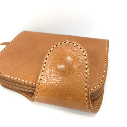 【中古品】【メンズ】 REDMOON レッドムーン RRC COMPACT LEATHER WALLET RRC-P-01 コンパクト レザー ウォレット 二つ折り 財布 200-250822-yy-05-tag カラー：サドル 万代Net店