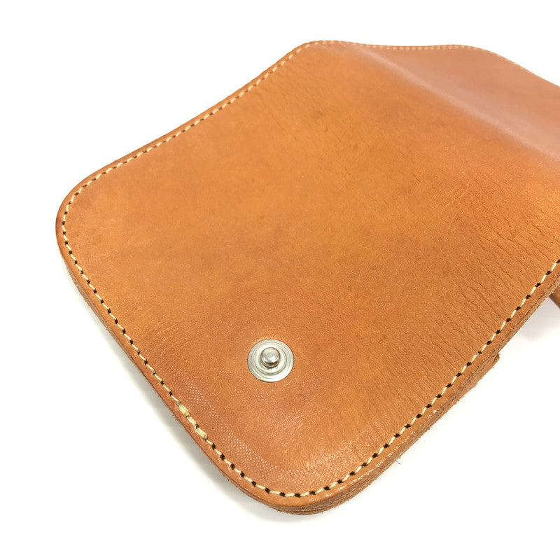 【中古品】【メンズ】 REDMOON レッドムーン RRC COMPACT LEATHER WALLET RRC-P-01 コンパクト レザー ウォレット 二つ折り 財布 200-250822-yy-05-tag カラー：サドル 万代Net店