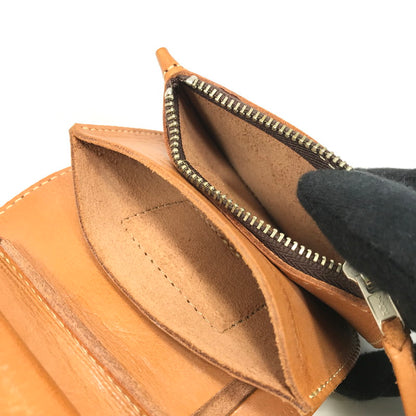 【中古品】【メンズ】 REDMOON レッドムーン RRC COMPACT LEATHER WALLET RRC-P-01 コンパクト レザー ウォレット 二つ折り 財布 200-250822-yy-05-tag カラー：サドル 万代Net店