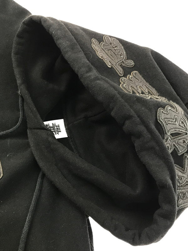 【中古品】【メンズ】  BLACK EYE PATCH ブラックアイパッチ LEATHER LOGO PARKA レザーロゴパーカー 142-250308-hi-17-tag サイズ：L カラー：ブラック 万代Net店