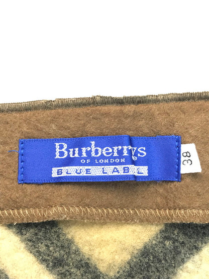 【中古品】【レディース】 BURBERRY BLUE LABEL バーバリーブルーレーベル WOOL CHECK SKIRT ウール ノヴァチェック スカート 171-250308-hi-09-tag サイズ：38 カラー：ベージュ系 万代Net店