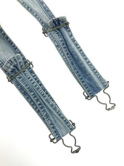 【中古品】【メンズ】 Levi's リーバイス 90's DENIM OVERALL M667 98年製 デニムオーバーオール チュニジア製 オレンジタブ サロペット 146-250308-hi-10-tag サイズ：なし カラー：ライトインディゴ 万代Net店