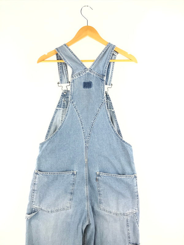 【中古品】【メンズ】 Levi's リーバイス 90's DENIM OVERALL M667 98年製 デニムオーバーオール チュニジア製 オレンジタブ サロペット 146-250308-hi-10-tag サイズ：なし カラー：ライトインディゴ 万代Net店