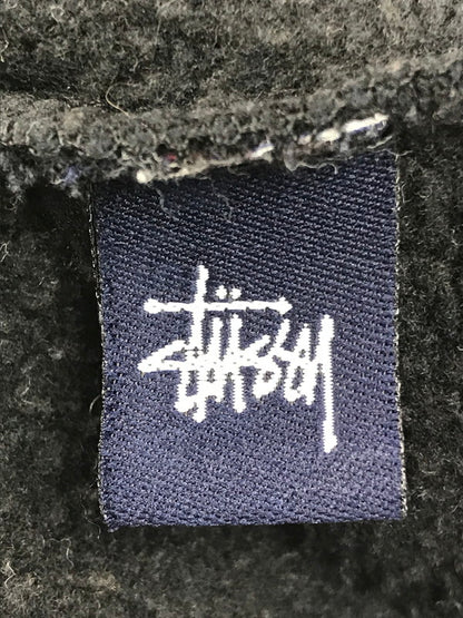 【中古品】【メンズ】 STUSSY ステューシー LOGO PATCH SWEATSHIRT ロゴワッペン スウェット トレーナー 142-250304-hi-15-tag サイズ：L カラー：ブラック 万代Net店