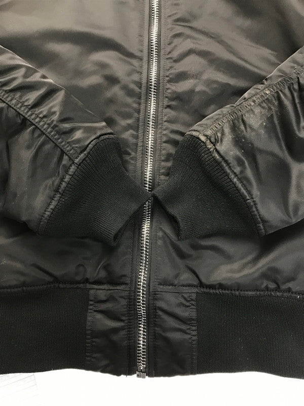 【中古品】【メンズ】 ALPHA アルファ MA-1 FLIGHT JACKET 0615-00-573-8335 フライトジャケット 中綿ジャケット ミリタリージャケット アウター 145-250308-hi-03-tag サイズ：L カラー：ブラック 万代Net店