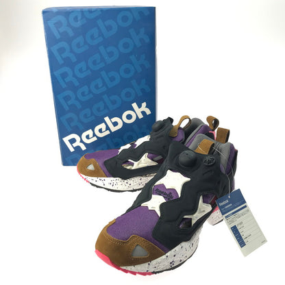 【中古品】【メンズ】 Reebok リーボック × X-LARGE エクストラ ラージ 別注 コラボ INSTAPUMP FURY J91009 インスタポンプ フューリー スニーカー 靴 162-250311-yk-06-tag サイズ：25cm/US7 カラー：BLACK/PURPLE/BROWN 万代Net店