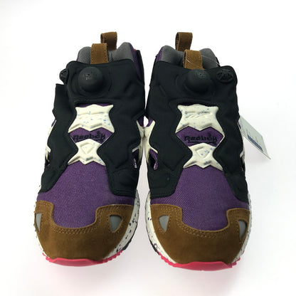 【中古品】【メンズ】 Reebok リーボック × X-LARGE エクストラ ラージ 別注 コラボ INSTAPUMP FURY J91009 インスタポンプ フューリー スニーカー 靴 162-250311-yk-06-tag サイズ：25cm/US7 カラー：BLACK/PURPLE/BROWN 万代Net店