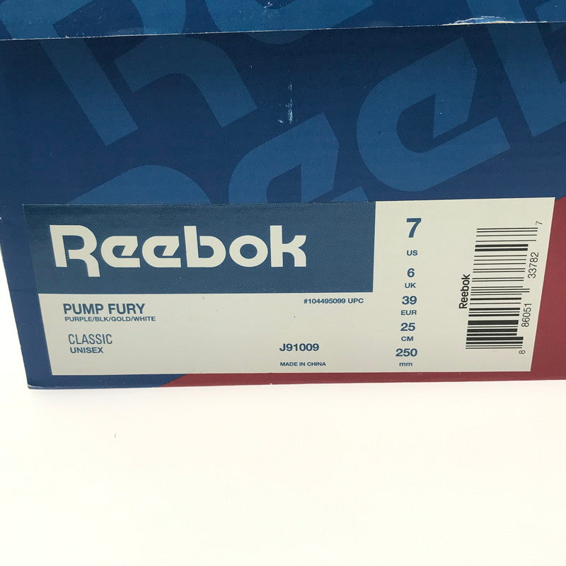 【中古品】【メンズ】 Reebok リーボック × X-LARGE エクストラ ラージ 別注 コラボ INSTAPUMP FURY J91009 インスタポンプ フューリー スニーカー 靴 162-250311-yk-06-tag サイズ：25cm/US7 カラー：BLACK/PURPLE/BROWN 万代Net店