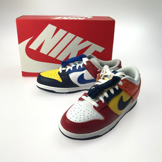 【中古美品】【メンズ】 NIKE ナイキ DUNK LOW JP QS IB2051-400 ダンク ロー ジャパン クイックストライク スニーカー 靴 160-250311-yk-01-tag サイズ：27cm/US9 カラー："WHAT THE" MIDNIGHT NAVY/VARSITY MAIZE 万代Net店