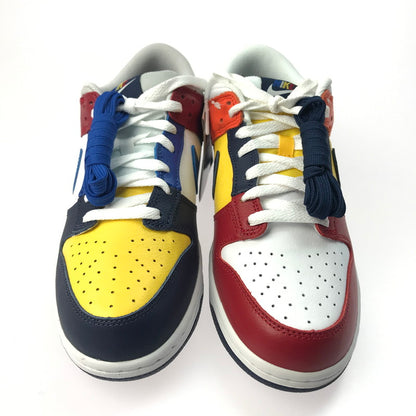 【中古美品】【メンズ】 NIKE ナイキ DUNK LOW JP QS IB2051-400 ダンク ロー ジャパン クイックストライク スニーカー 靴 160-250311-yk-01-tag サイズ：27cm/US9 カラー："WHAT THE" MIDNIGHT NAVY/VARSITY MAIZE 万代Net店