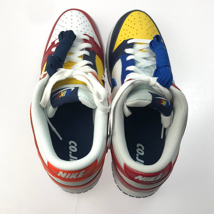 【中古美品】【メンズ】 NIKE ナイキ DUNK LOW JP QS IB2051-400 ダンク ロー ジャパン クイックストライク スニーカー 靴 160-250311-yk-01-tag サイズ：27cm/US9 カラー："WHAT THE" MIDNIGHT NAVY/VARSITY MAIZE 万代Net店