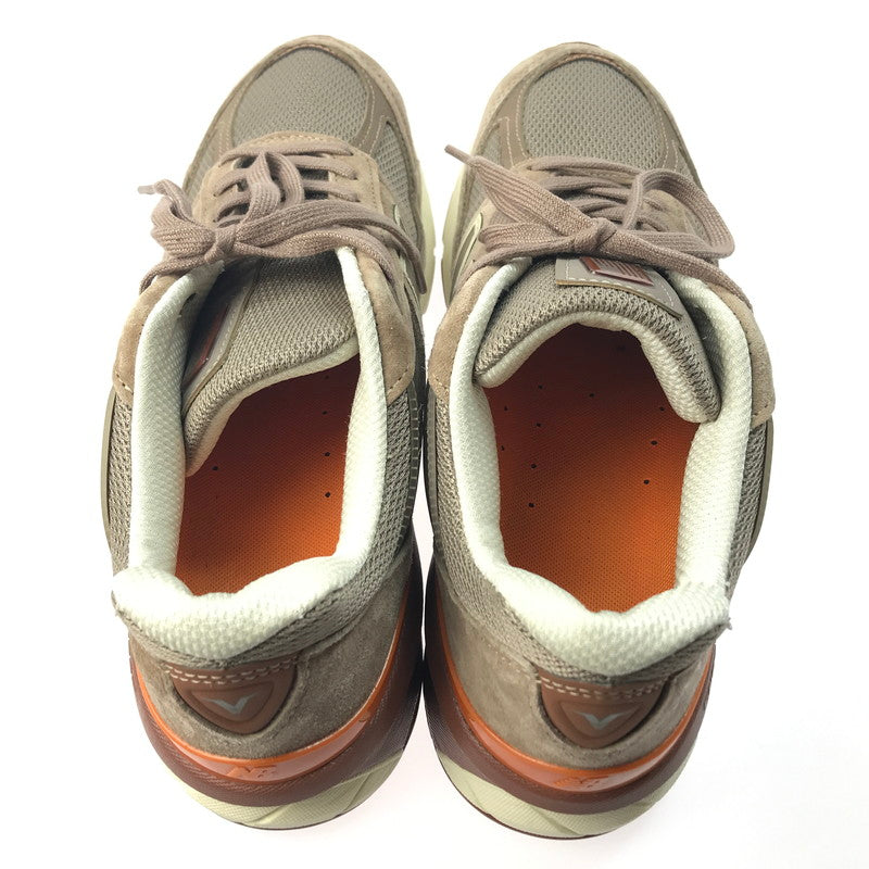 【中古品】【メンズ】 NEW BALANCE ニューバランス × SLOW STEADY CLUB スロウ ステディ クラブ 別注 コラボ M990SC5 USA製 スニーカー 靴 162-250311-yk-05-tag サイズ：28cm/US10 カラー：BROWN 万代Net店