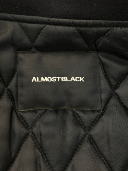 【中古品】【メンズ】  ALMOSTBLACK オールモストブラック PAINTING QUILTING RIDERS JACKET 16AW-J002 ペインティング キルティング ライダースジャケット アウター 140-250308-hi-01-tag サイズ：1 カラー：ネイビー 万代Net店