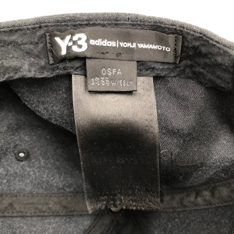 【中古品】【メンズ/レディース】 Y-3 ワイスリー DAD CAP FH9269 ダッド キャップ ベースボールキャップ 帽子 185-250227-ki-13-tag サイズ：58cm カラー：ブラック 万代Net店