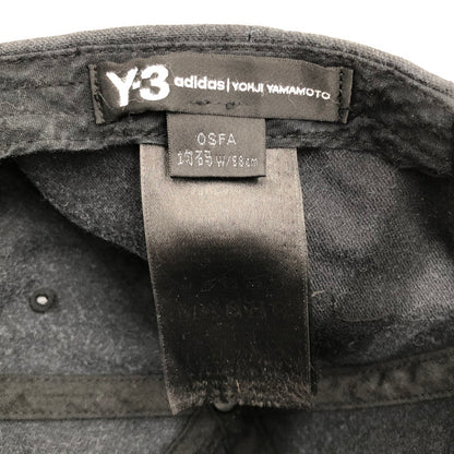 【中古品】【メンズ/レディース】 Y-3 ワイスリー DAD CAP FH9269 ダッド キャップ ベースボールキャップ 帽子 185-250227-ki-13-tag サイズ：58cm カラー：ブラック 万代Net店