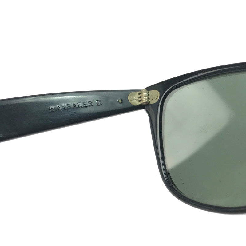 【中古品】【メンズ】 Ray-Ban レイバン 70~80's VINTAGE B&L WAYFARER2 70~80年代 ヴィンテージ ウェイファーラー2 USA製 サングラス アイウェア アクセサリー 203-250307-yk-05-tag サイズ：表記なし カラー：ブラック 万代Net店