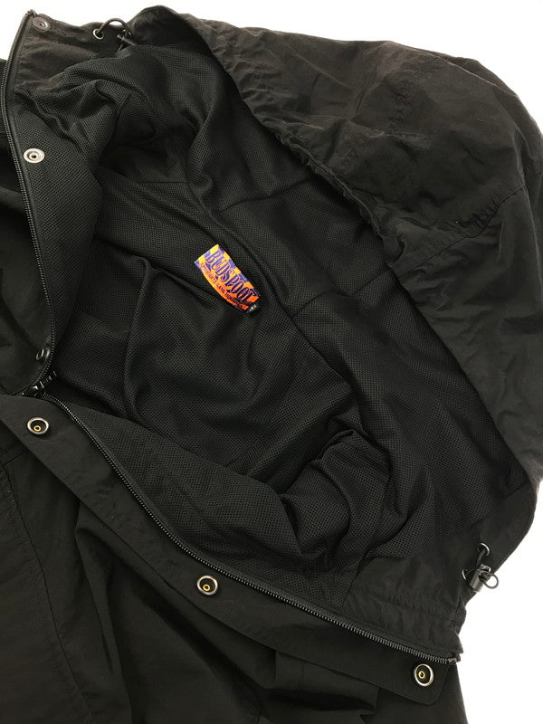 【中古品】【メンズ】  BUDS POOL バッズプール SIDE STRIPED NYLON ANORAK JACKET サイドストライプ ナイロンアノラックジャケット ライトアウター 142-250308-hi-02-tag サイズ：XL カラー：ブラック 万代Net店