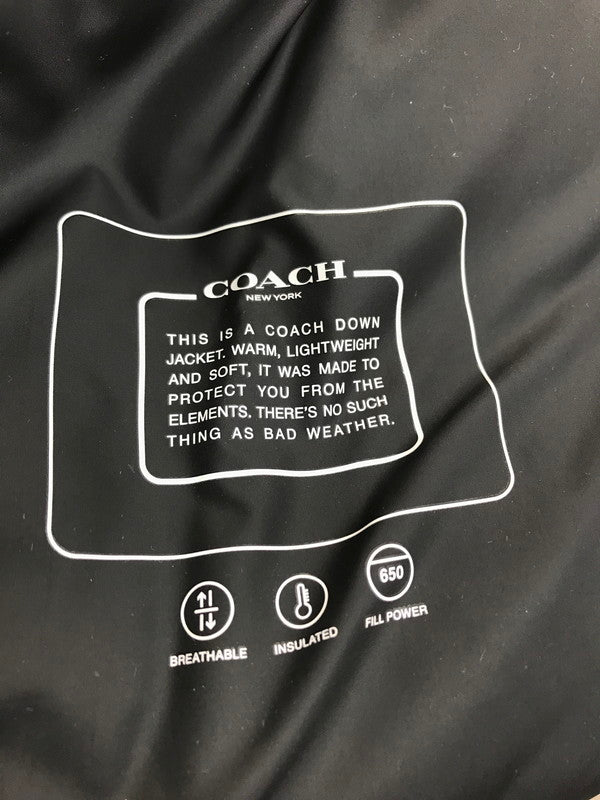 【中古美品】【メンズ】 COACH コーチ Signature Down Vest シグネチャー ダウン ベスト CG625 トップス アウター 141-250306-ss-05-tag サイズ：XL カラー：ブラウン 万代Net店