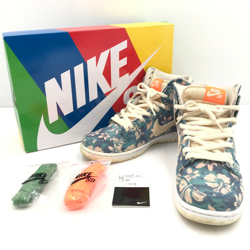 【中古品】【メンズ】  NIKE SB ナイキ スケートボーディング DUNK HIGH PRO QS CZ2232-300 ダンク ハイ プロ クイックストライク スニーカー 靴 160-250226-yk-27-tag サイズ：26cm/US8 カラー："HAWAII" AQUAMARINE/LIGHT CREAM 万代Net店