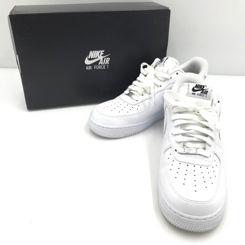 【中古品】【メンズ】 NIKE ナイキ AIR FORCE 1 07 FLYEASE FD1146-100 エアフォース 1 07 フライイーズ スニーカー 靴 160-250226-yk-25-tag サイズ：26.5cm/US8.5 カラー：WHITE/WHITE-WHITE 万代Net店