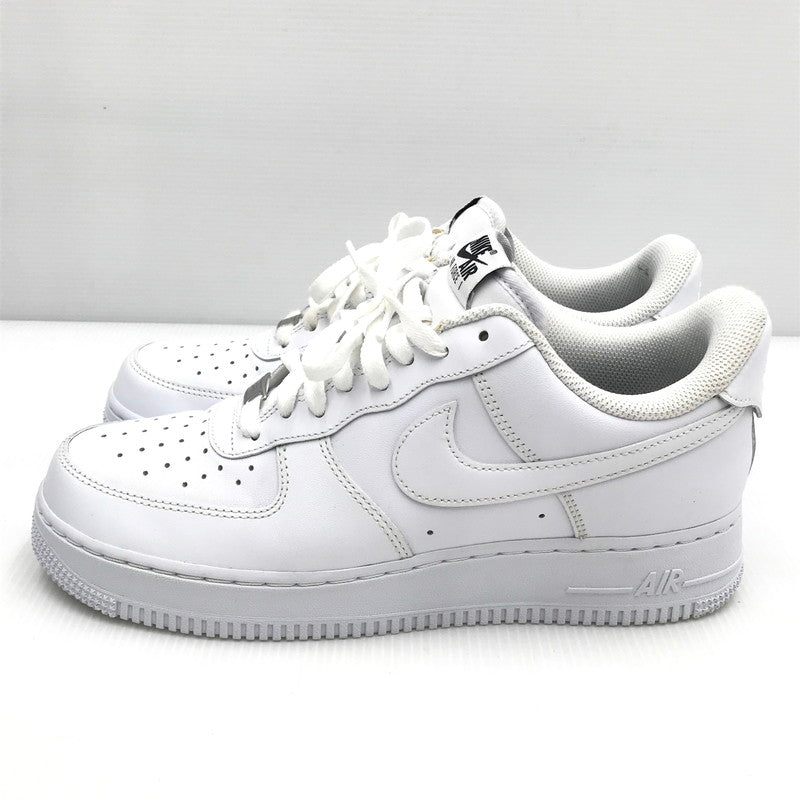 【中古品】【メンズ】 NIKE ナイキ AIR FORCE 1 07 FLYEASE FD1146-100 エアフォース 1 07 フライイーズ スニーカー 靴 160-250226-yk-25-tag サイズ：26.5cm/US8.5 カラー：WHITE/WHITE-WHITE 万代Net店