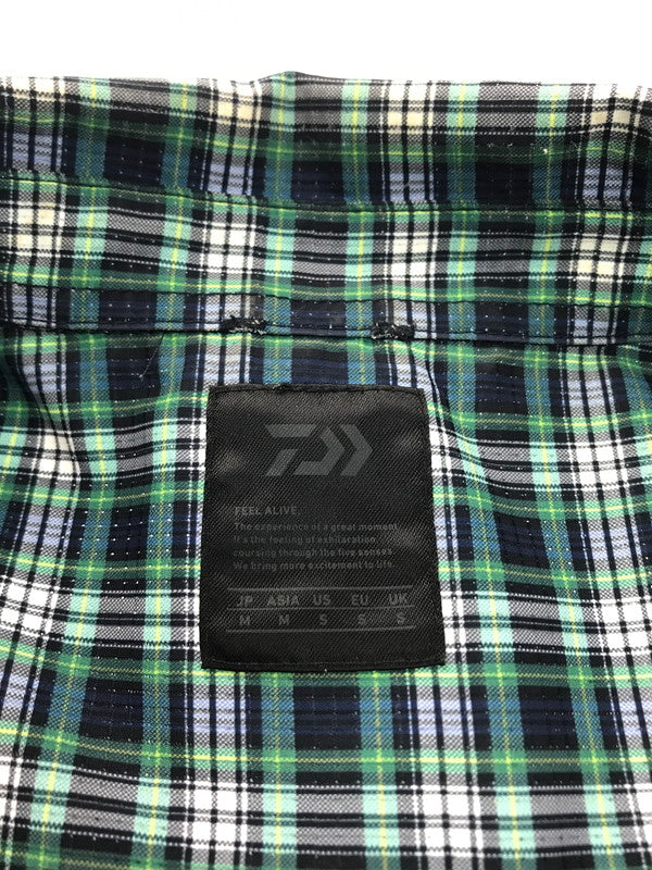 【中古品】【メンズ】 Daiwa ダイワ DAIWA PIER39 ピアサーティナイン EX SHORT SLEEVE BD SHIRT エクストララージ ショートスリーブ ボタンダウンシャツBE-82122 半袖シャツ トップス 140-250306-ss-01-tag サイズ：L カラー：緑 万代Net店