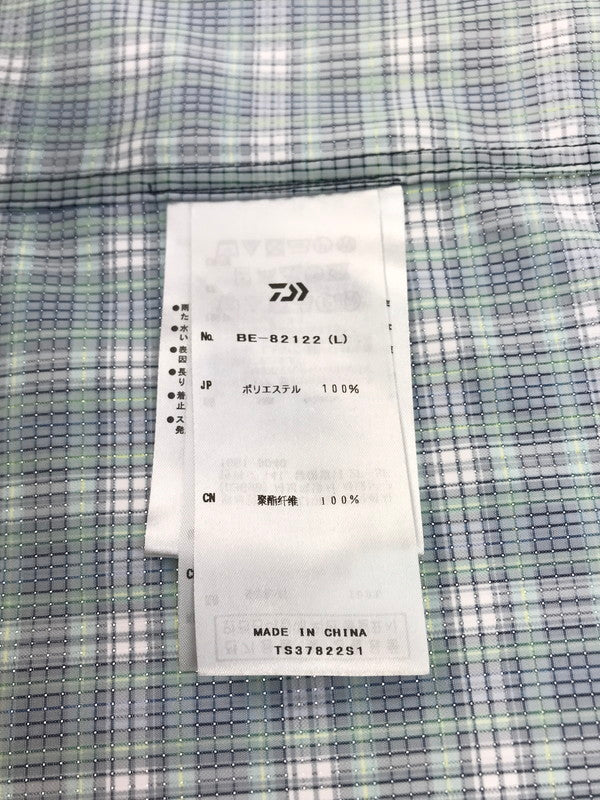 【中古品】【メンズ】 Daiwa ダイワ DAIWA PIER39 ピアサーティナイン EX SHORT SLEEVE BD SHIRT エクストララージ ショートスリーブ ボタンダウンシャツBE-82122 半袖シャツ トップス 140-250306-ss-01-tag サイズ：L カラー：緑 万代Net店