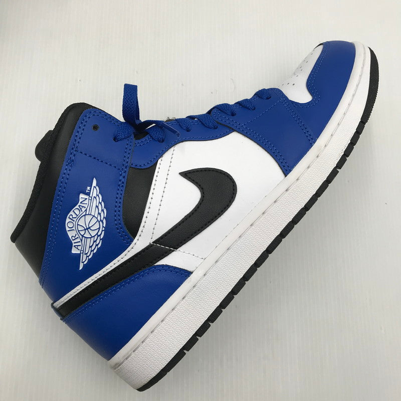 【中古品】【メンズ】 NIKE ナイキ AIR JORDAN 1 MID GAME ROYAL DQ8426-402 エアジョーダン1 ミッド ゲームロイヤル スニーカー 靴 160-250226-yk-21-tag サイズ：28.5cm/US10.5 カラー：GAME ROYAL/BLACK-WHITE 万代Net店