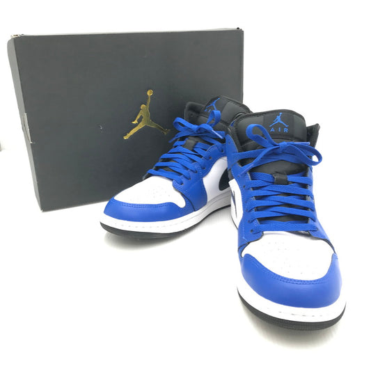 【中古品】【メンズ】 NIKE ナイキ AIR JORDAN 1 MID GAME ROYAL DQ8426-402 エアジョーダン1 ミッド ゲームロイヤル スニーカー 靴 160-250226-yk-21-tag サイズ：28.5cm/US10.5 カラー：GAME ROYAL/BLACK-WHITE 万代Net店