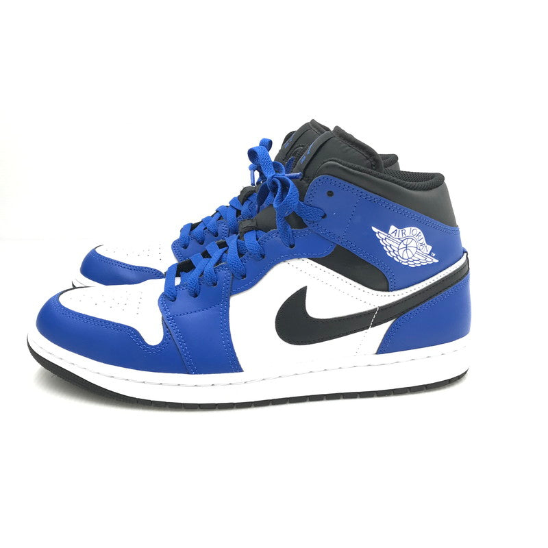 【中古品】【メンズ】 NIKE ナイキ AIR JORDAN 1 MID GAME ROYAL DQ8426-402 エアジョーダン1 ミッド ゲームロイヤル スニーカー 靴 160-250226-yk-21-tag サイズ：28.5cm/US10.5 カラー：GAME ROYAL/BLACK-WHITE 万代Net店