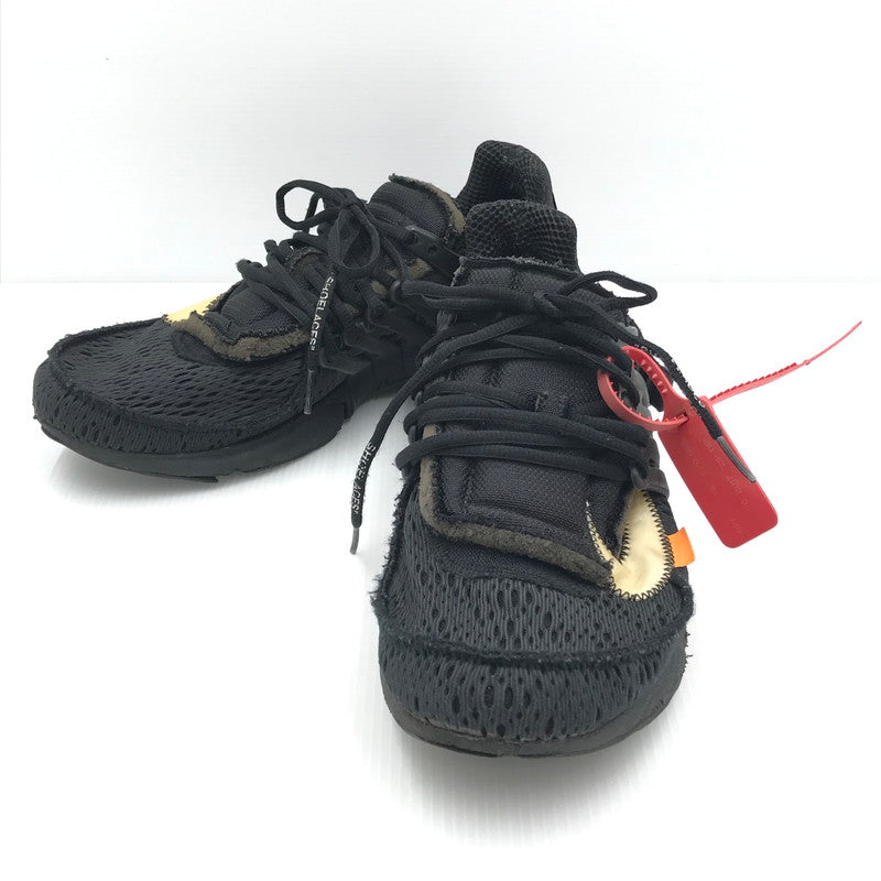 【中古品】【メンズ】 NIKE ナイキ × OFF-WHITE オフホワイト 別注 コラボ THE 10 AIR PRESTO AA3830-002 エア プレスト スニーカー 靴 160-250226-yk-28-tag サイズ：28cm/US10 カラー：BLACK/WHITE-CONE 万代Net店