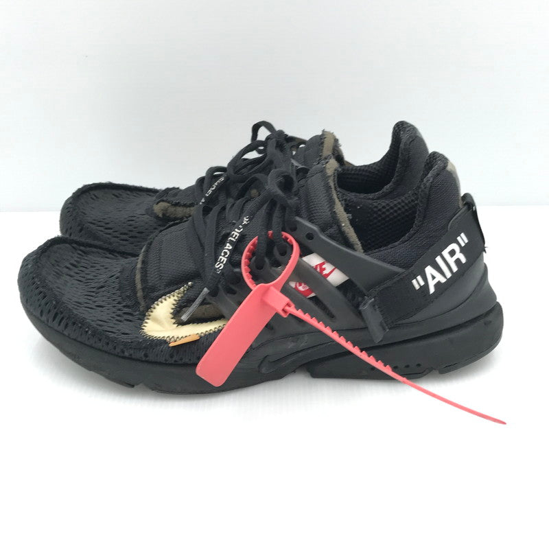 【中古品】【メンズ】 NIKE ナイキ × OFF-WHITE オフホワイト 別注 コラボ THE 10 AIR PRESTO AA3830-002 エア プレスト スニーカー 靴 160-250226-yk-28-tag サイズ：28cm/US10 カラー：BLACK/WHITE-CONE 万代Net店