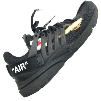 【中古品】【メンズ】 NIKE ナイキ × OFF-WHITE オフホワイト 別注 コラボ THE 10 AIR PRESTO AA3830-002 エア プレスト スニーカー 靴 160-250226-yk-28-tag サイズ：28cm/US10 カラー：BLACK/WHITE-CONE 万代Net店