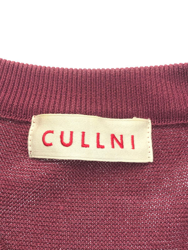 【中古品】【メンズ】  CULLNI クルニ LAYERED COTTON PULLOVER 20-SS-037 レイヤード コットンプルオーバー カットソー 140-250304-hi-02-tag サイズ：2 カラー：ワインレッド 万代Net店