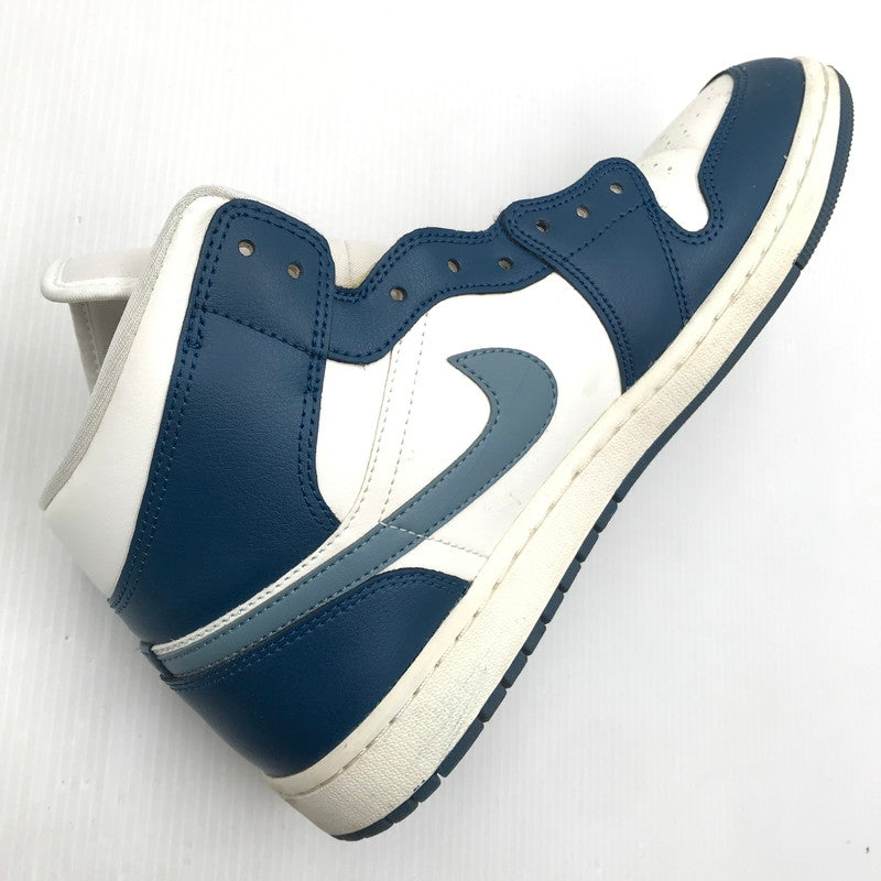 【中古品】【メンズ】 NIKE ナイキ WMNS AIR JORDAN 1 MID SE BQ6472-414 ウィメンズ エアジョーダン 1 ミッド SE スニーカー 靴 160-250226-yk-24-tag サイズ：29cm/US9.5 カラー：SKY J FRENCH BLUE/OZONE BLUE/SAIL 万代Net店