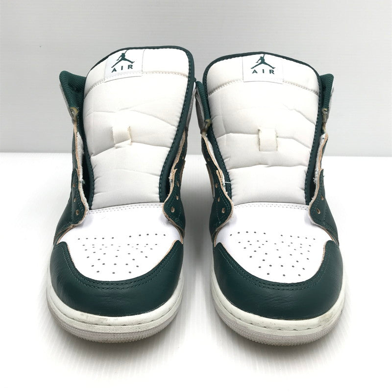 【中古品】【メンズ】 NIKE ナイキ AIR JORDAN 1 MID SE FQ7720-103 エア ジョーダン 1 ミッド SE スニーカー 靴 160-250226-yk-23-tag サイズ：28.5cm/US10.5 カラー：WHITE/OXIDIZED GREEN-SAIL-NEUTRAL GREY 万代Net店